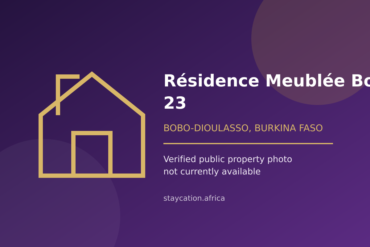 Résidence Meublée Bobo 23